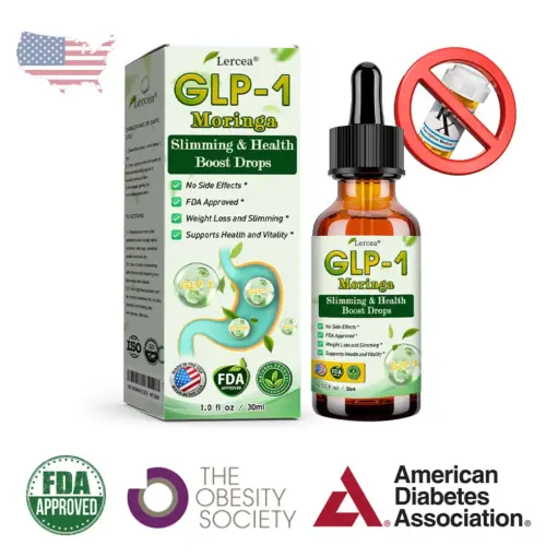 Lercea® 𝐆𝐋𝐏-𝟏 𝐌𝐨𝐫𝐢𝐧𝐠𝐚 𝐒𝐥𝐢𝐦𝐦𝐢𝐧𝐠 & 𝐇𝐞𝐚𝐥𝐭𝐡 𝐁𝐨𝐨𝐬𝐭 𝐃𝐫𝐨𝐩𝐬