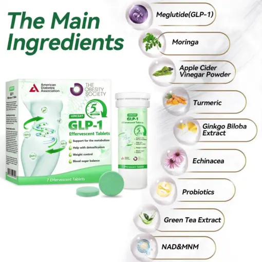 𝐋𝐄𝐑𝑪𝐄𝐀® 𝐆𝙇𝙋-𝟏 𝗘𝗳𝗳𝗲𝗿𝘃𝗲𝘀𝗰𝗲𝗻𝘁 𝗧𝗮𝗯𝗹𝗲𝘁𝘀