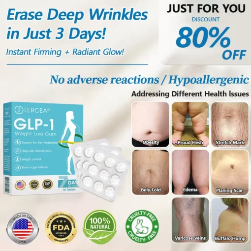 𝗟𝑬𝗥𝗖𝑬𝗔® 𝗚𝗟𝑃-𝟭 Super Concentrated Weight Loss Gum