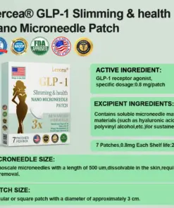 𝐋𝑬𝘙𝐶𝘌𝘼® Tirzepatide Slimming & health NANO MICRONEEDLE PATCH
